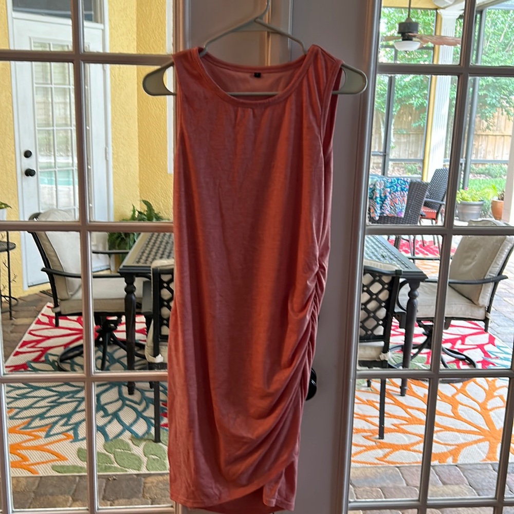 7032 Women’s size small pink dress cotton